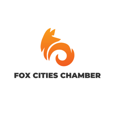 Fox Cities Chamber logo with orange fox icon